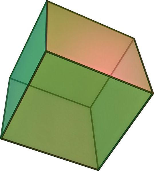Imagen de un hexaedro (cubo)