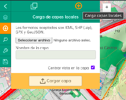 Cargar capas locales