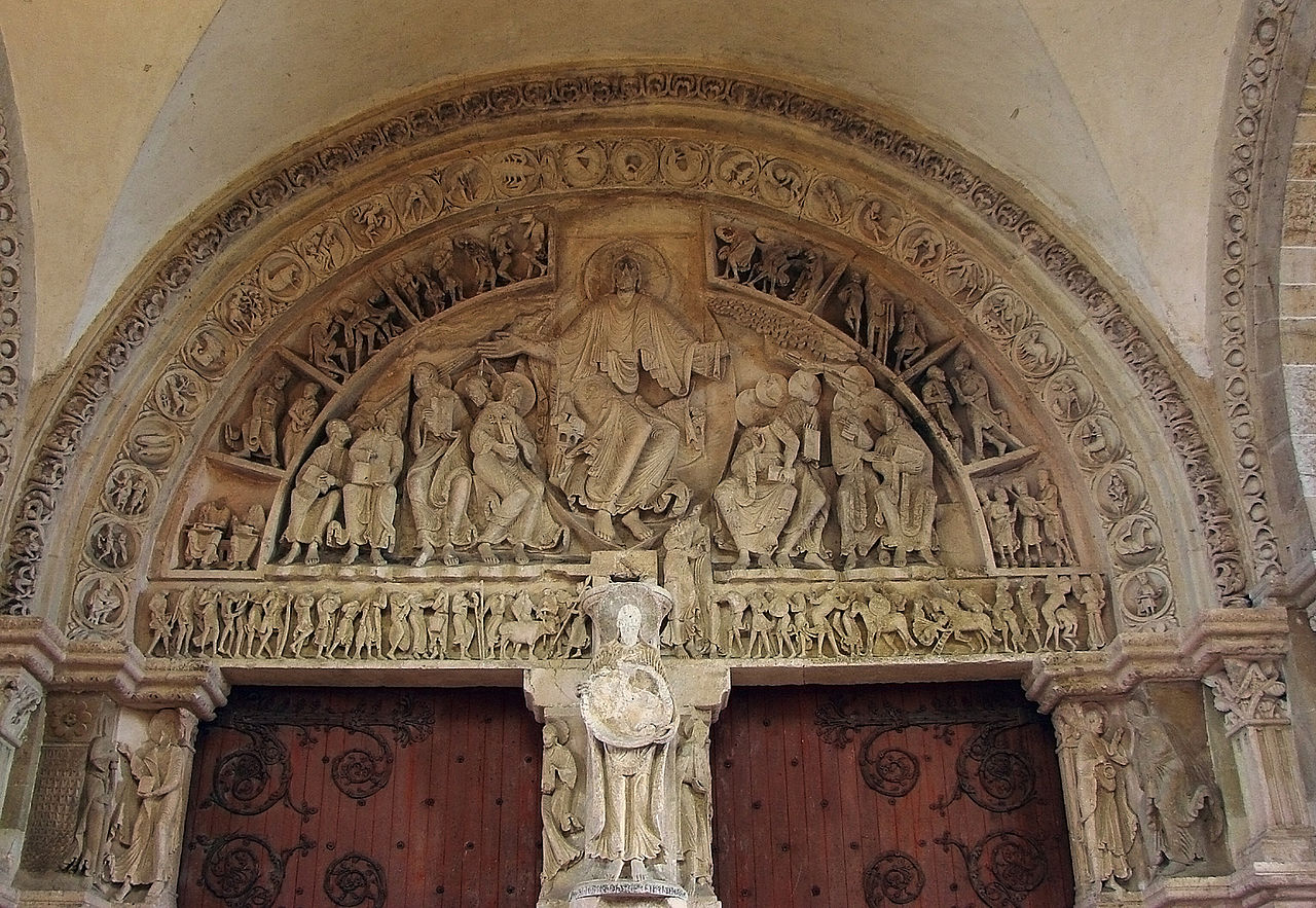 Tímpano del Narte de Sta. María Magdalena de Vézelay