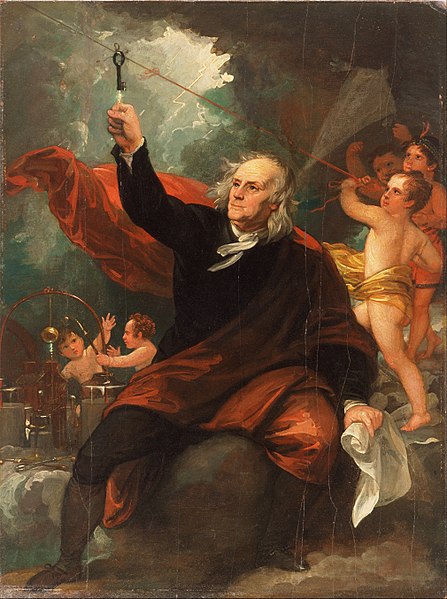 B.Franklin y la cometa