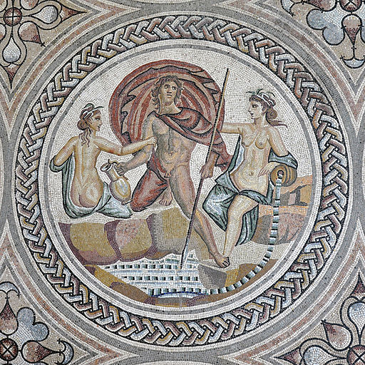 Hilas junto a dos ninfas