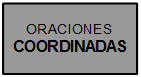 Oraciones coordinadas