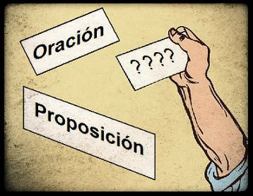 Oración y proposición
