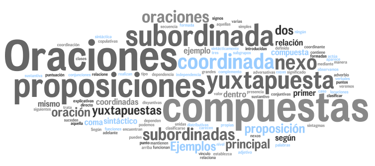 Clases de oraciones compuestas