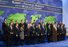 Reunión del G20 en 2008