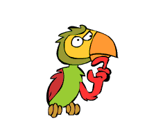 Loro animado 1