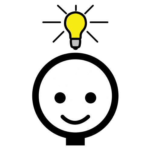 Una persona con una idea