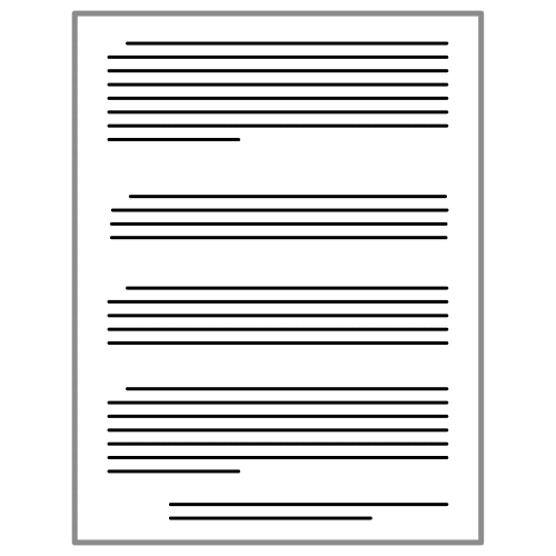 La conclusión de un texto.