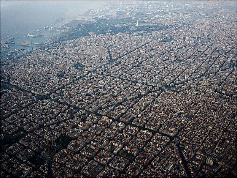 Vista aérea de Barcelona