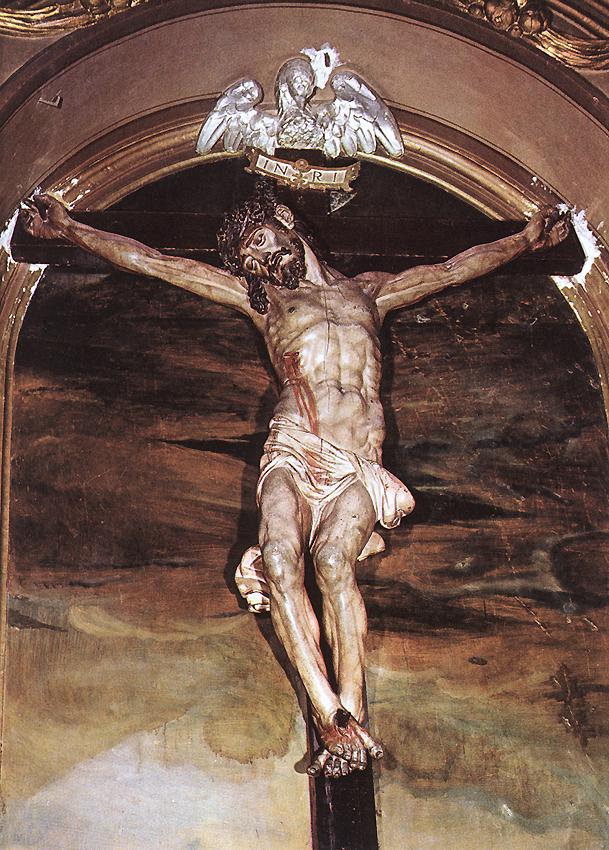 Cricificado de Juan de Juni en el convento de Santa Catalina. Valladolid. 1572