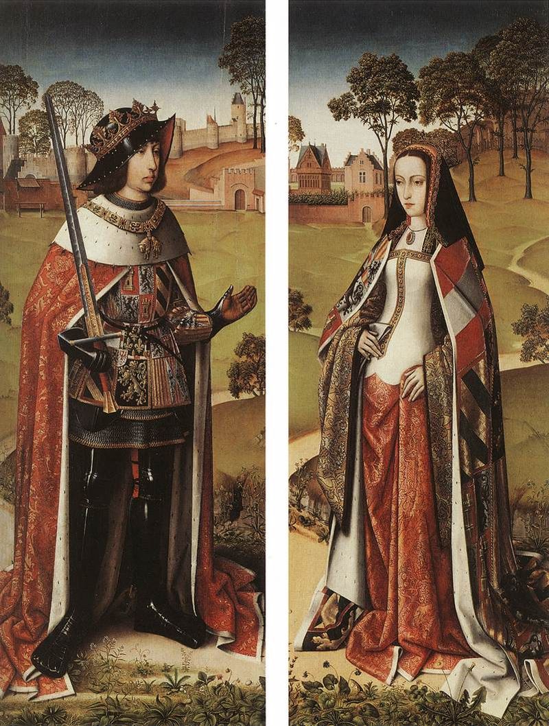 Juana y Felipe hacia 1500