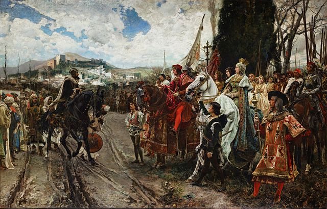 Francisco Pradilla La rendición de Granada 1882