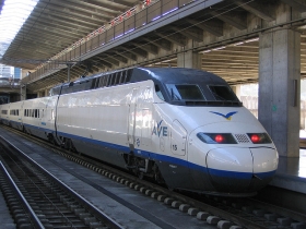 AVE en la estación de Córdoba