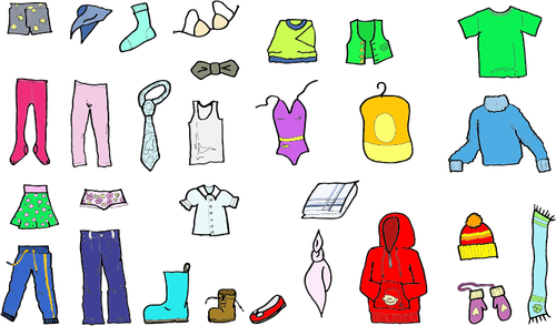 La imagen muestra ropa