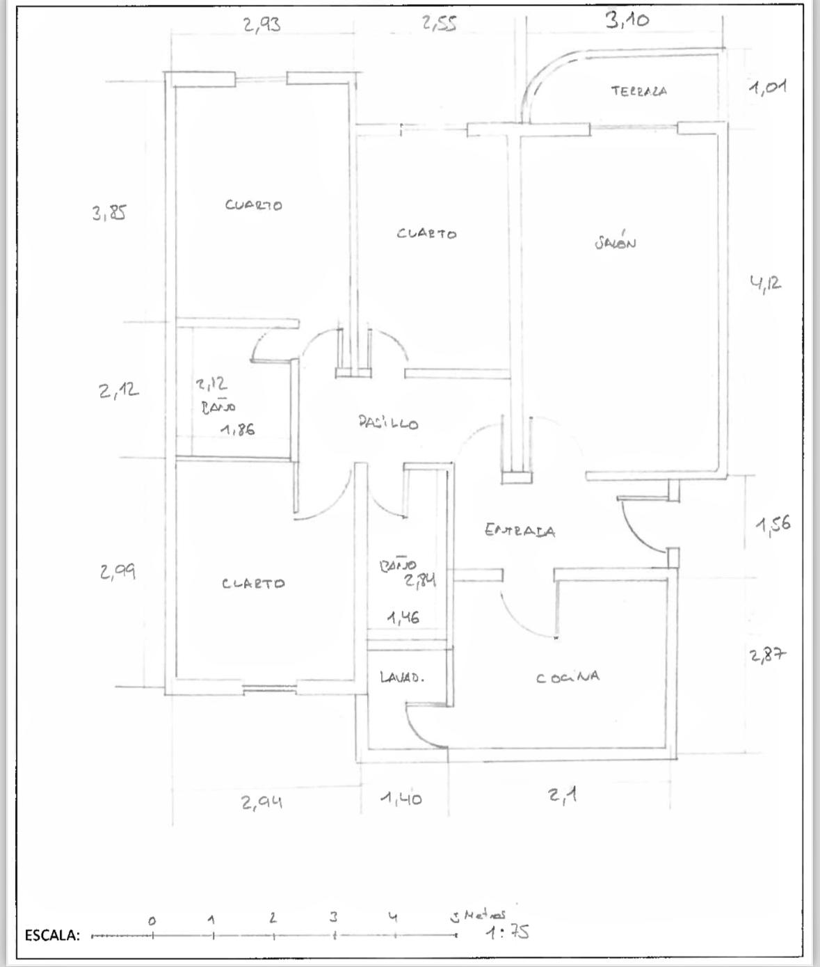 Planta de una vivienda
