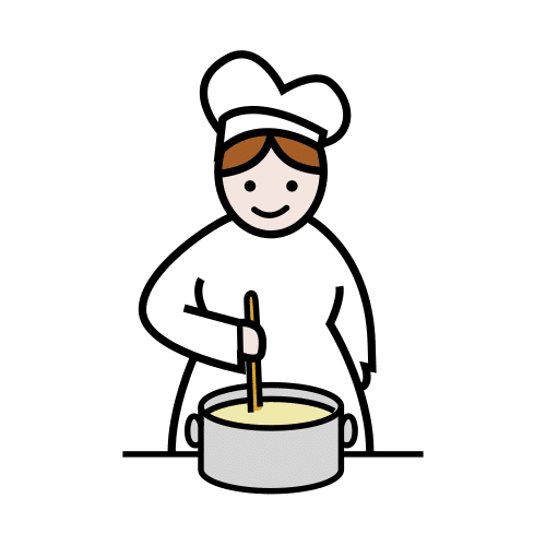 Imagen de una cocinera