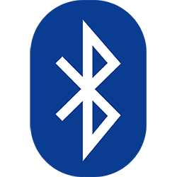 Imagen que muestra el símbolo de conectividad por bluettooth