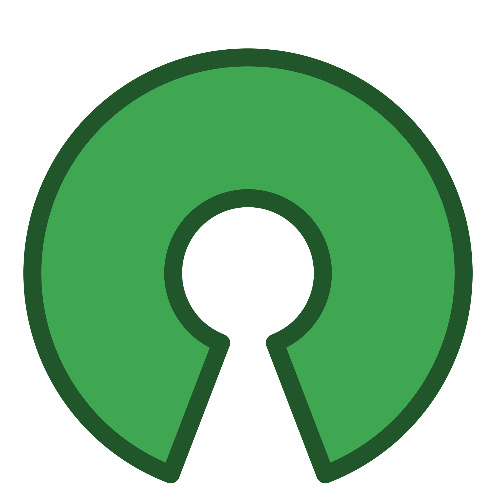 Imagen que muestra el símbolo del open source