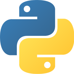 Imagen que muestra el logotipo de Python