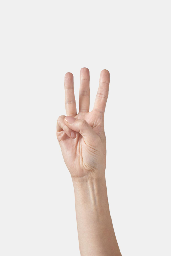 Tres dedos