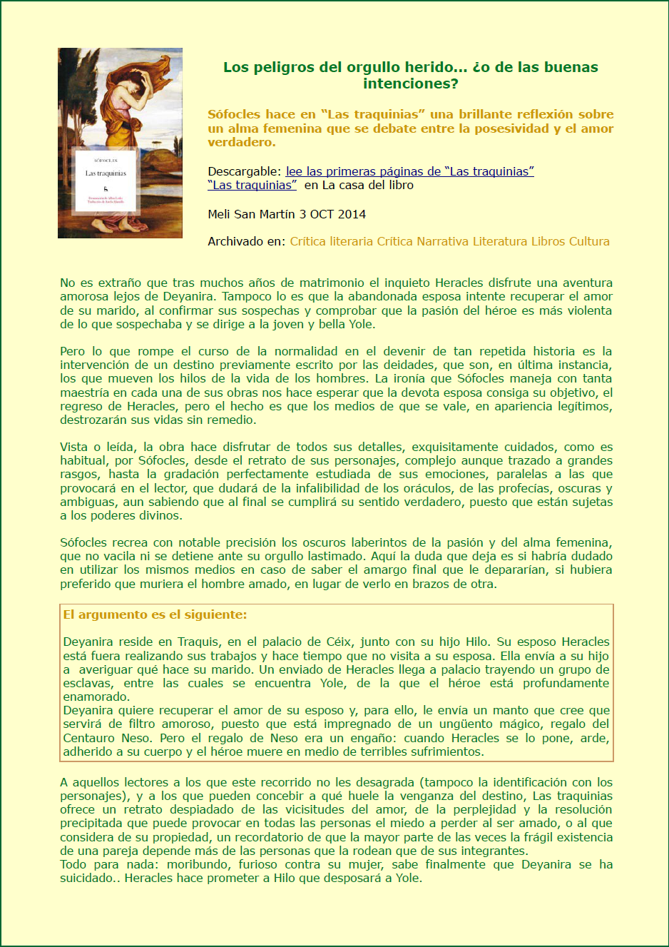 Traquinias