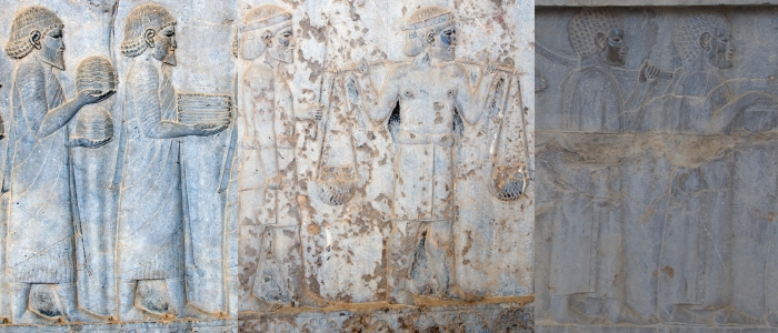 Relieve de los tributos en Persépolis