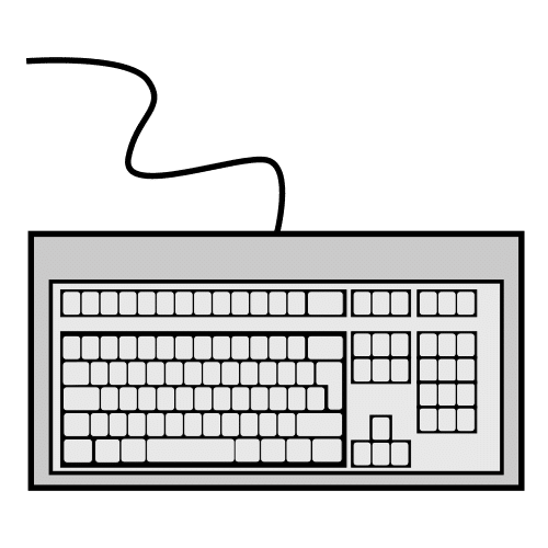 Imagen que muestra un teclado
