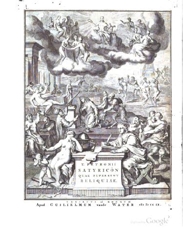 Edición francesa del s. XVIII del Satiricón