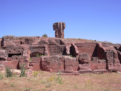 Fotografía de las ruinas de Tiermes, Soria