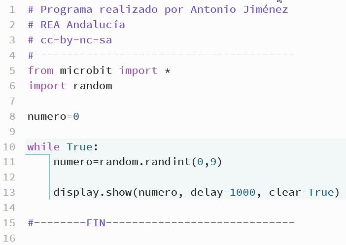 Imagen de un ejemplo de código Python.