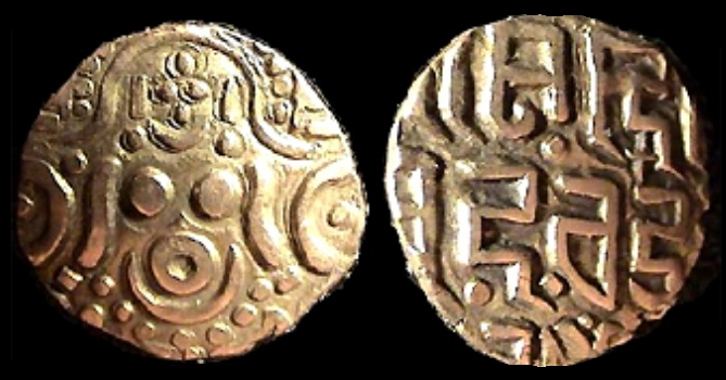 Moneda metal antigua