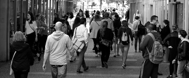 Personas en una calle