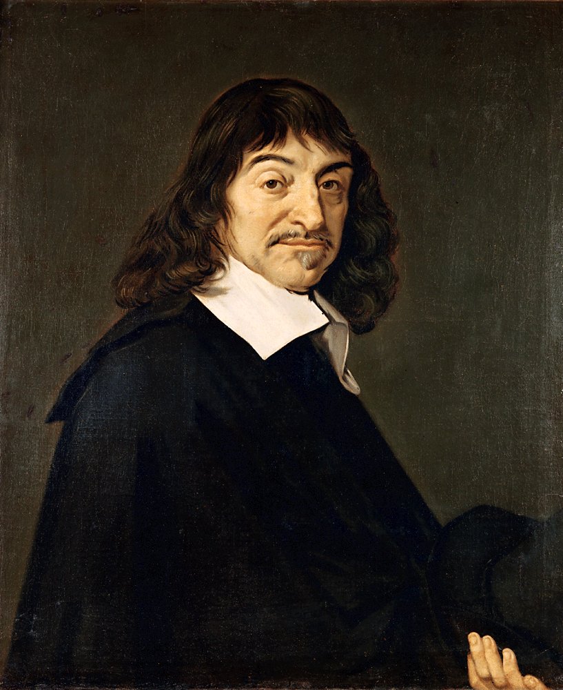 La imagen muestra al matemático René Descartes