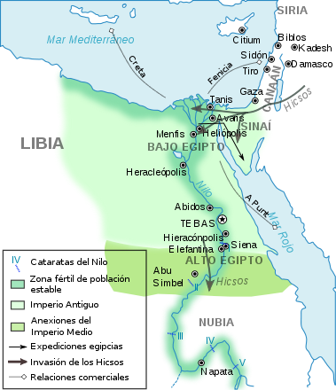 Mapa Egipto