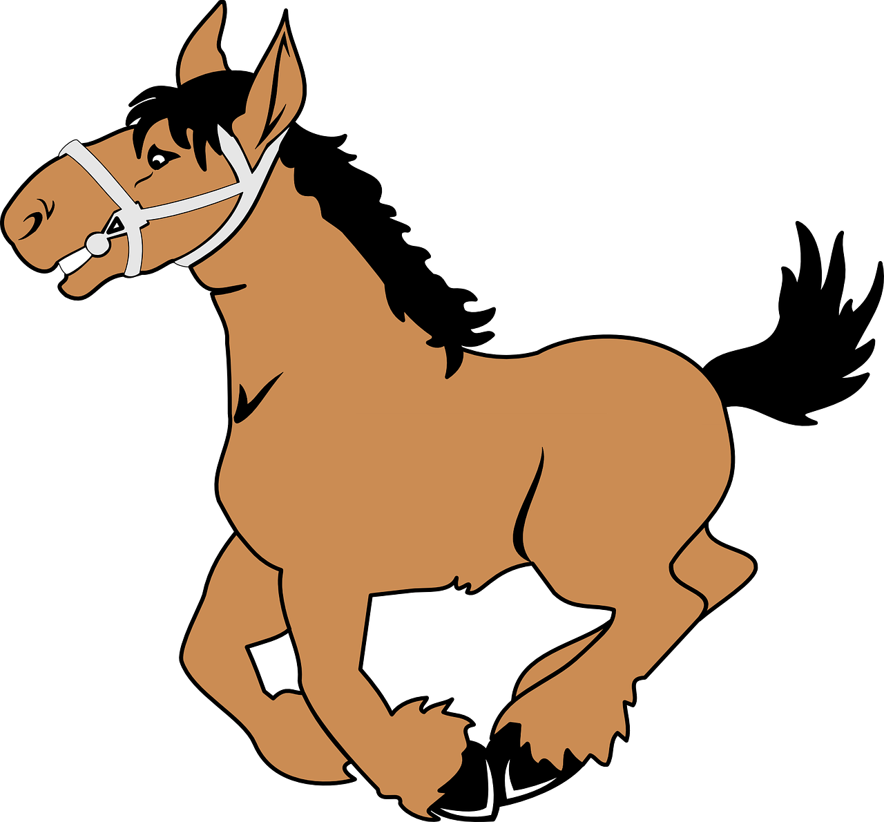 La imagen muestra un caballo