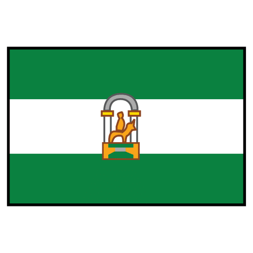 Pictograma de la bandera de Andalucía.