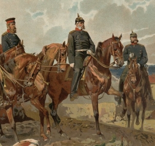 Guillermo I con su alto mando