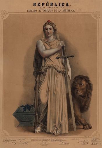 Alegoría de la I República