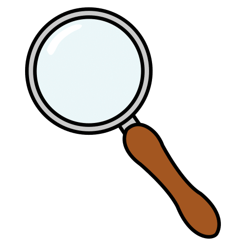 La imagen muestra pictograma lupa