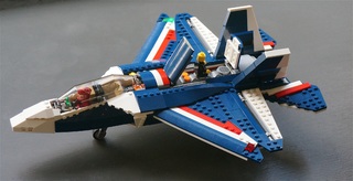 Modelo Físico avión piezas de construcción