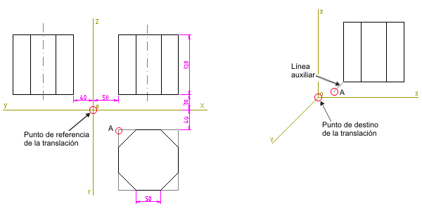 . Dibujo de prismas y pirámides | DT1-Tema : Los sistemas de  representación (II): Dibujo y perspectiva de superficies radiadas y sólidos