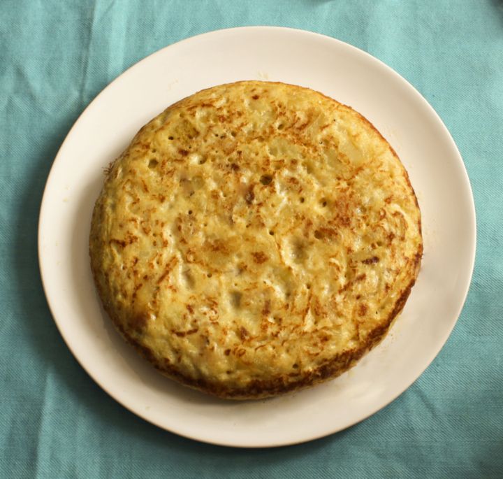 Foto de una tortilla de patatas.