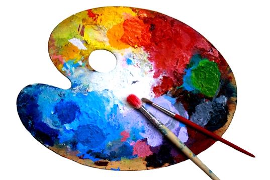 paleta de pintura