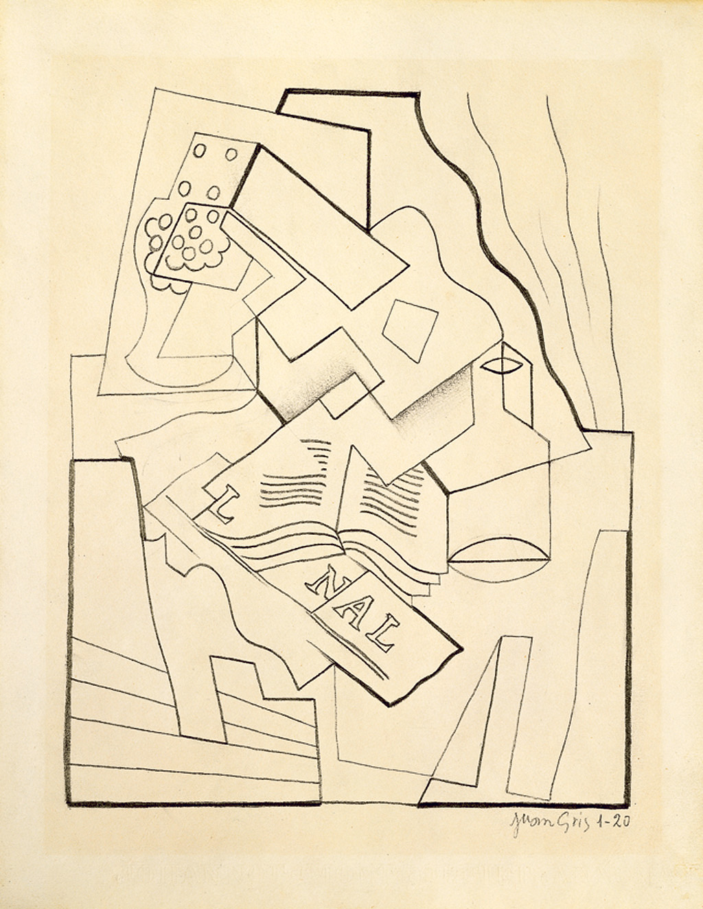 Dibujo de Juan Gris