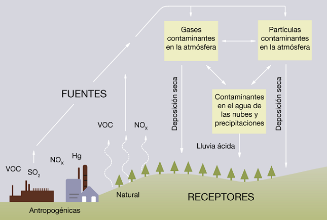 Origen de la lluvia ácida
