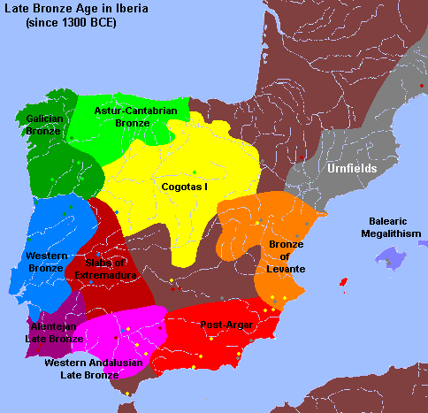 La península en la Edad del Bronce
