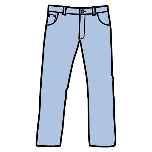 La imagen muestra un pantalón vaquero.