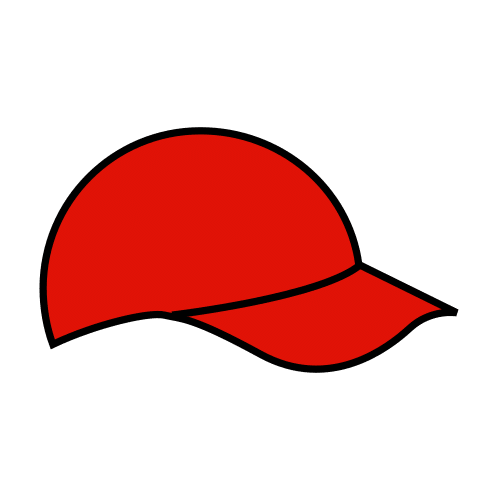 La imagen muestra una gorra roja.