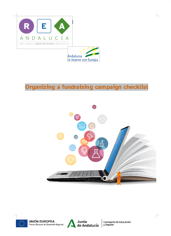 La imagen muestra la portada de la checklist 0rganizing a fundraising campaign