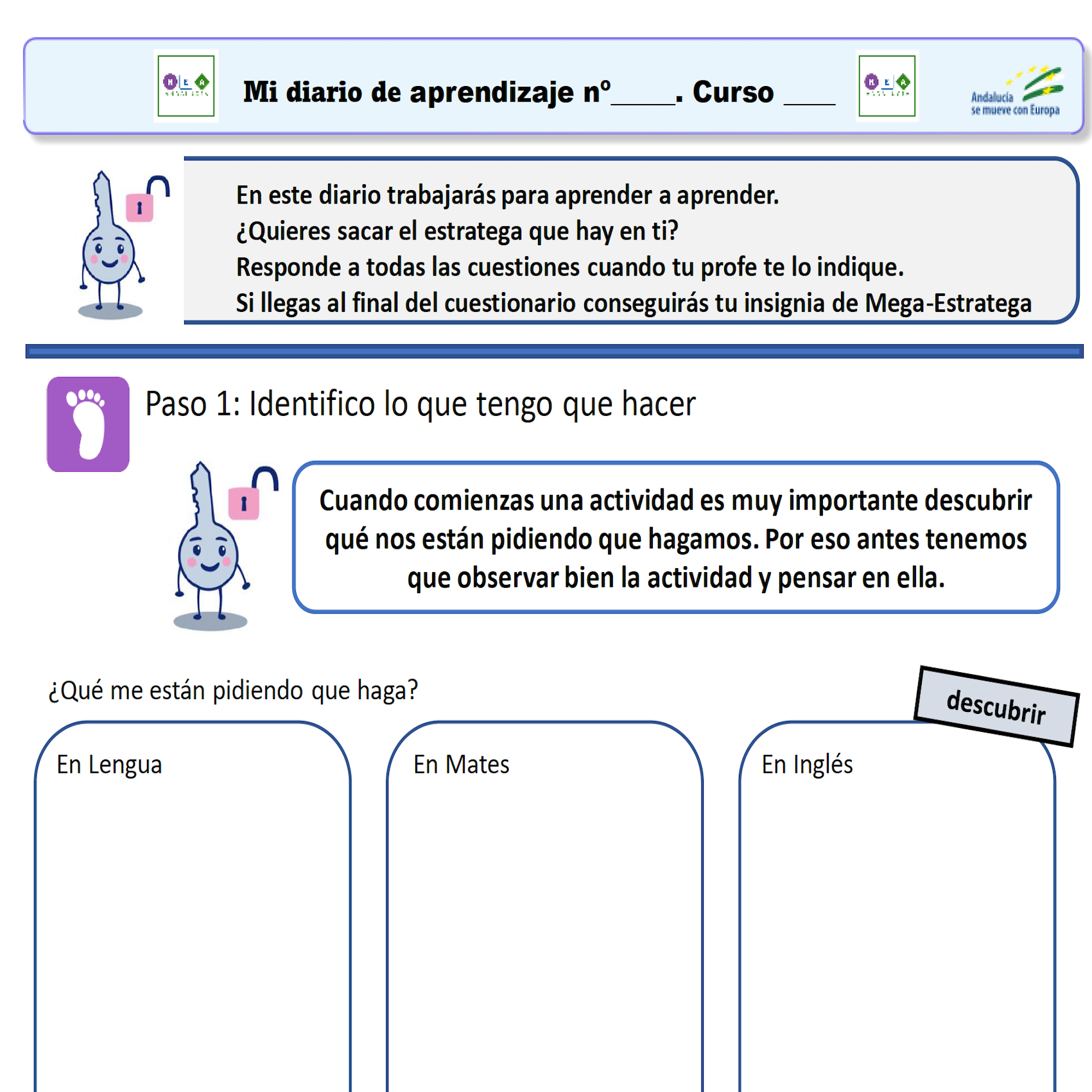Diario de aprendizaje.
